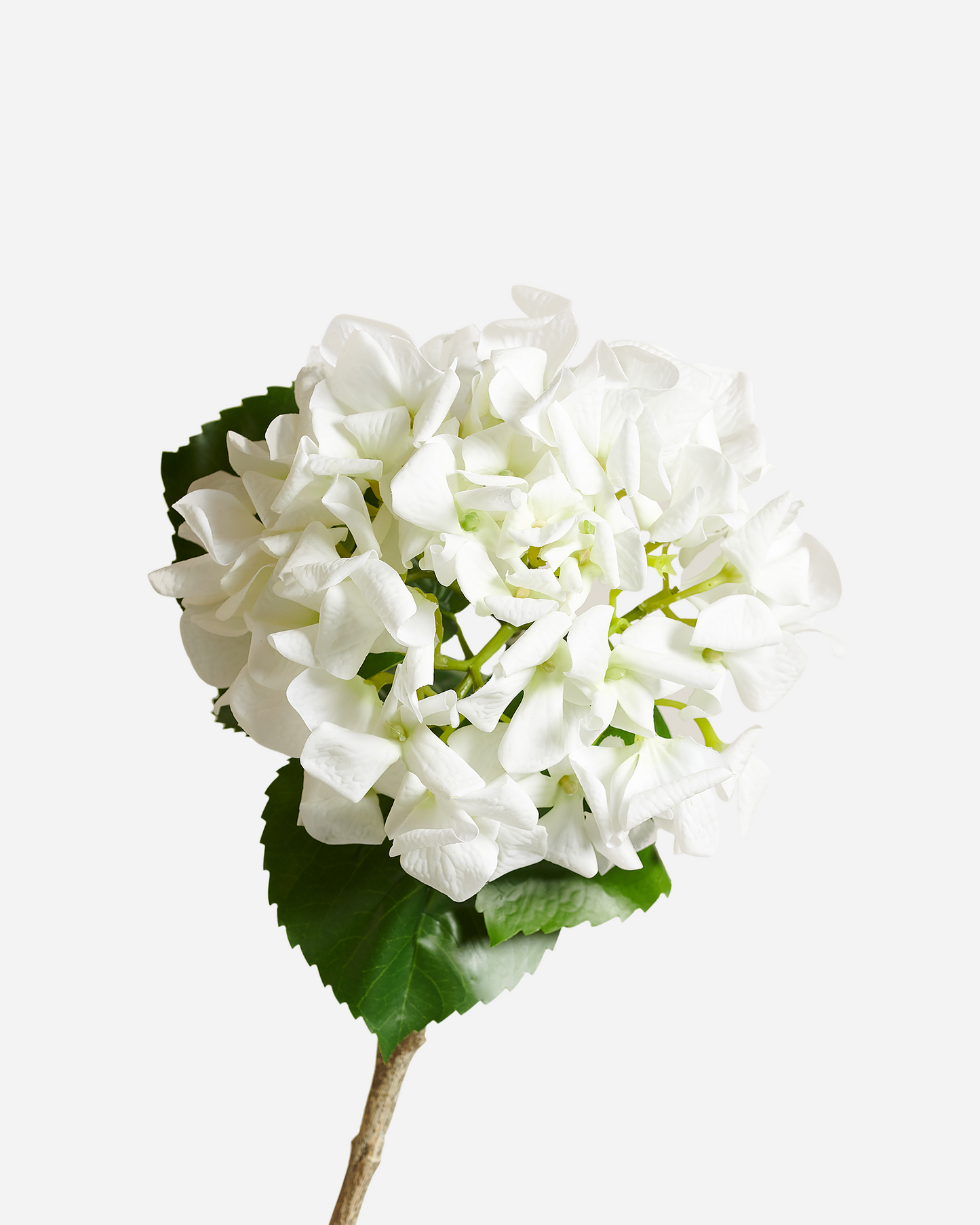 LUXURY REAL TOUCH HYDRANGEA WHITE