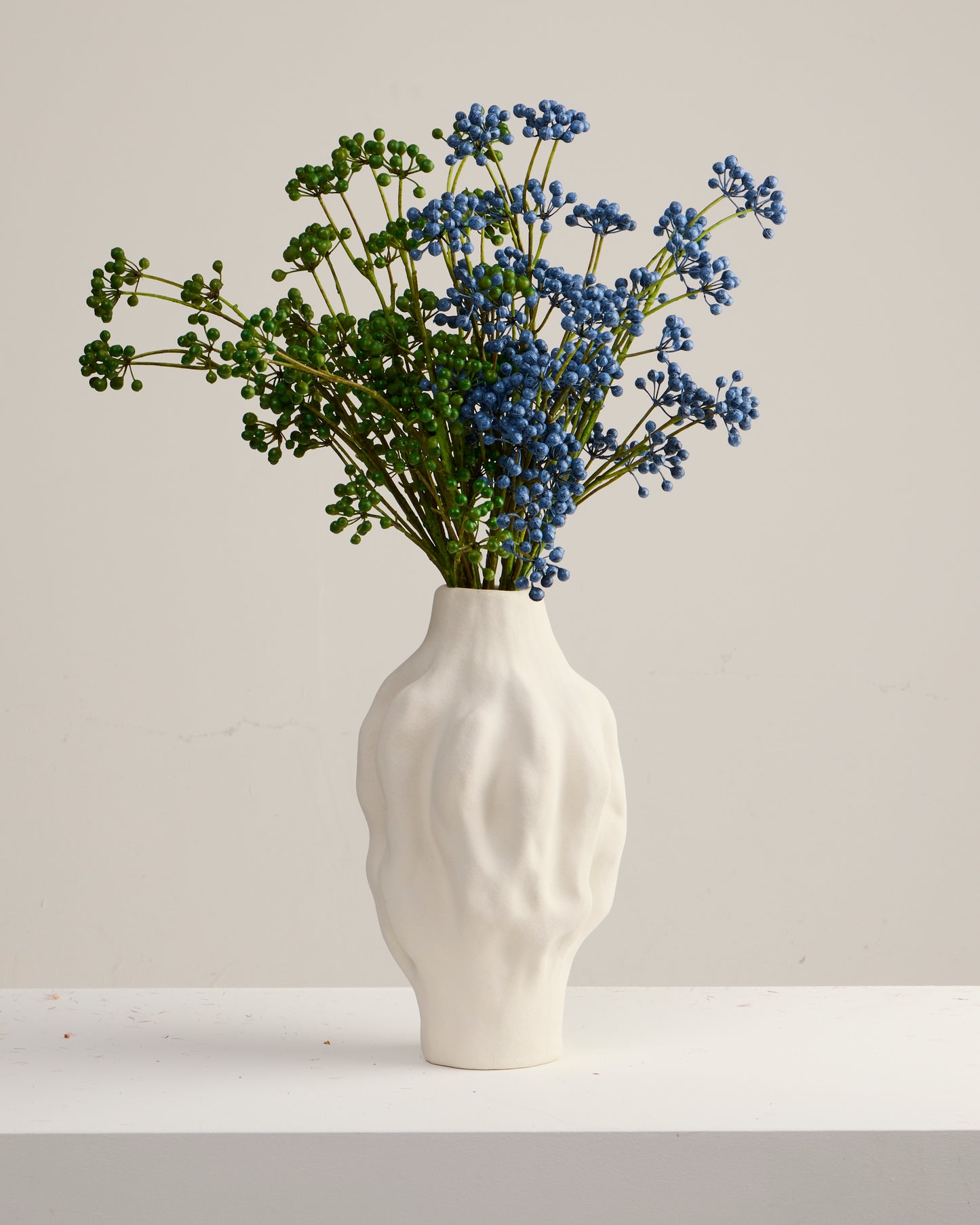 BLUE AND GREEN BERRY ARRANGEMENT