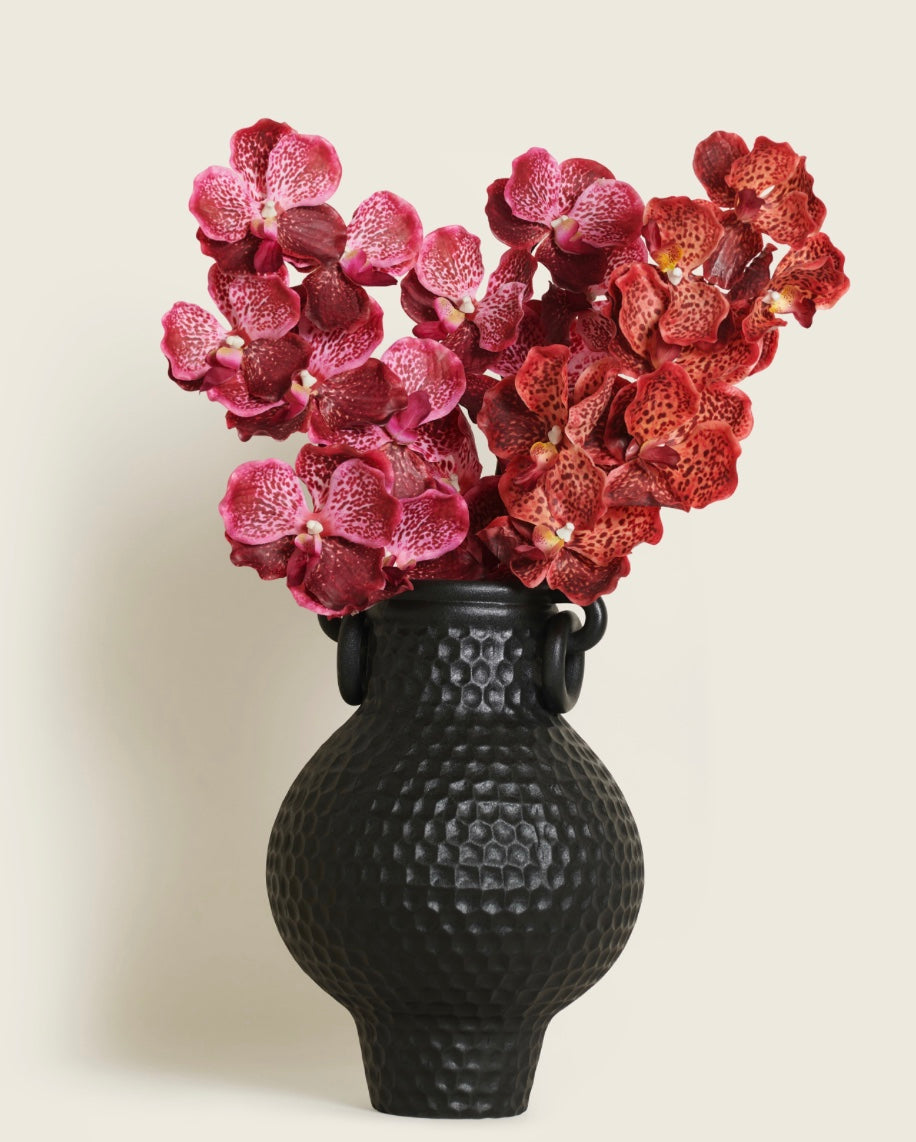 LUXURY REAL TOUCH ORCHIDS HOT PINK