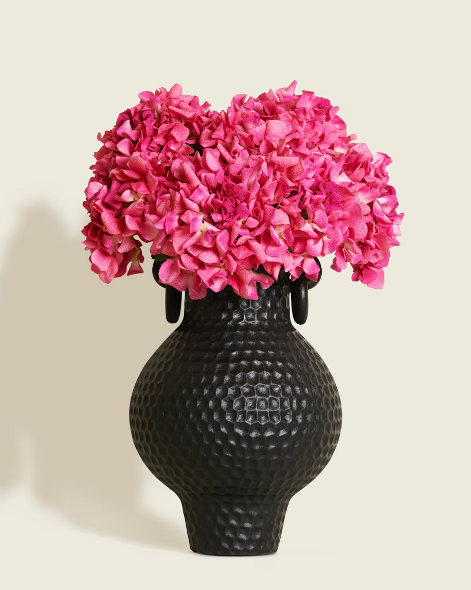 LUXURY REAL TOUCH HYDRANGEA HOT PINK