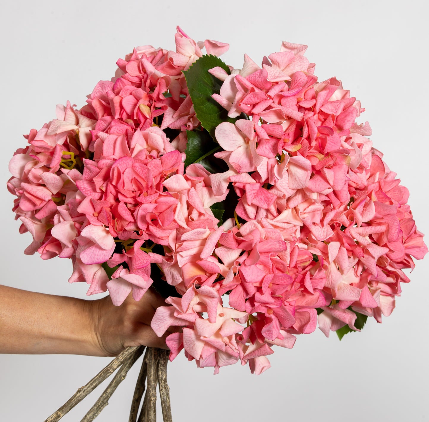 LUXURY REAL TOUCH HYDRANGEA SOFT PINK