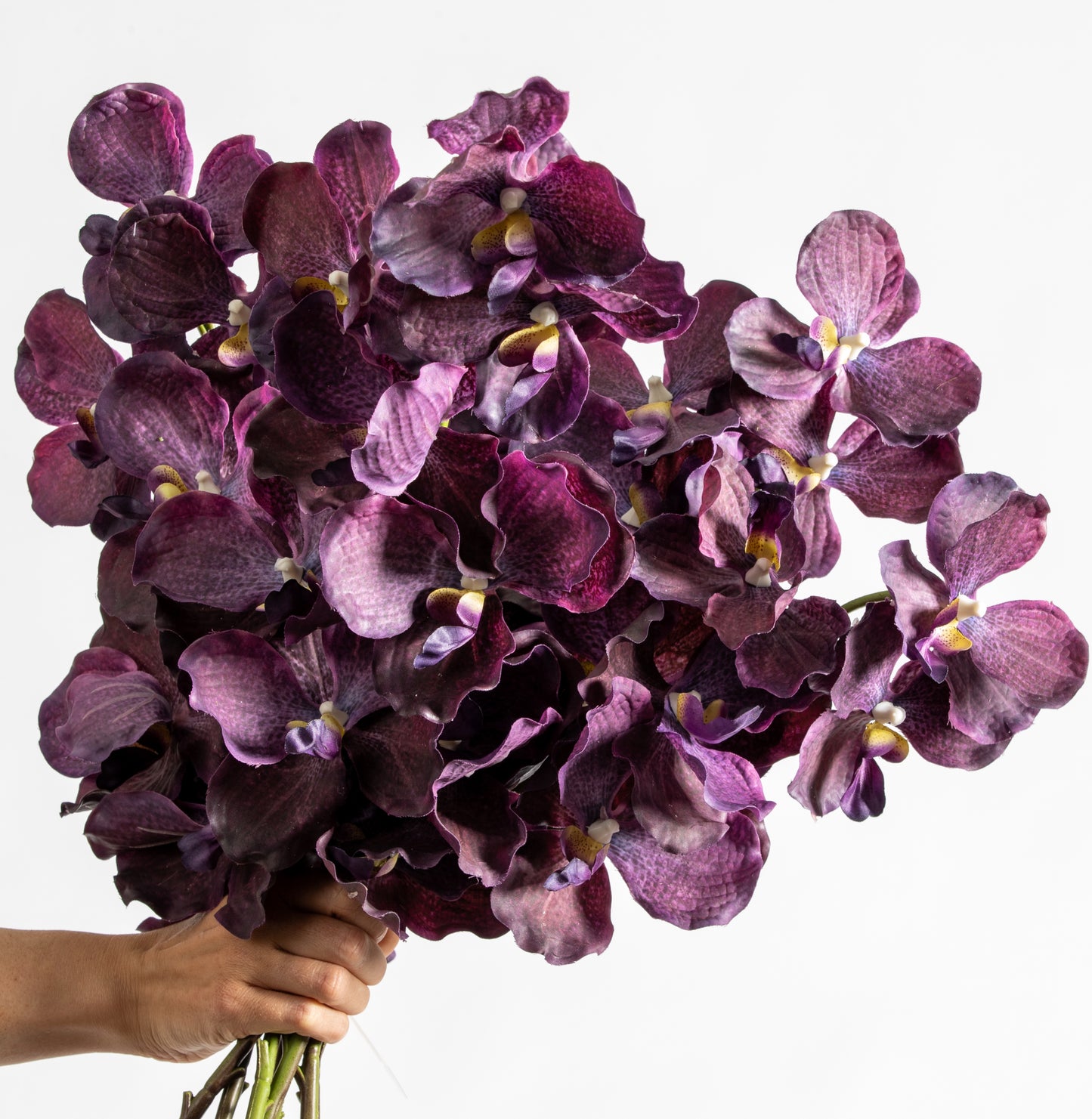 LUXURY REAL TOUCH ORCHIDS MAUVE