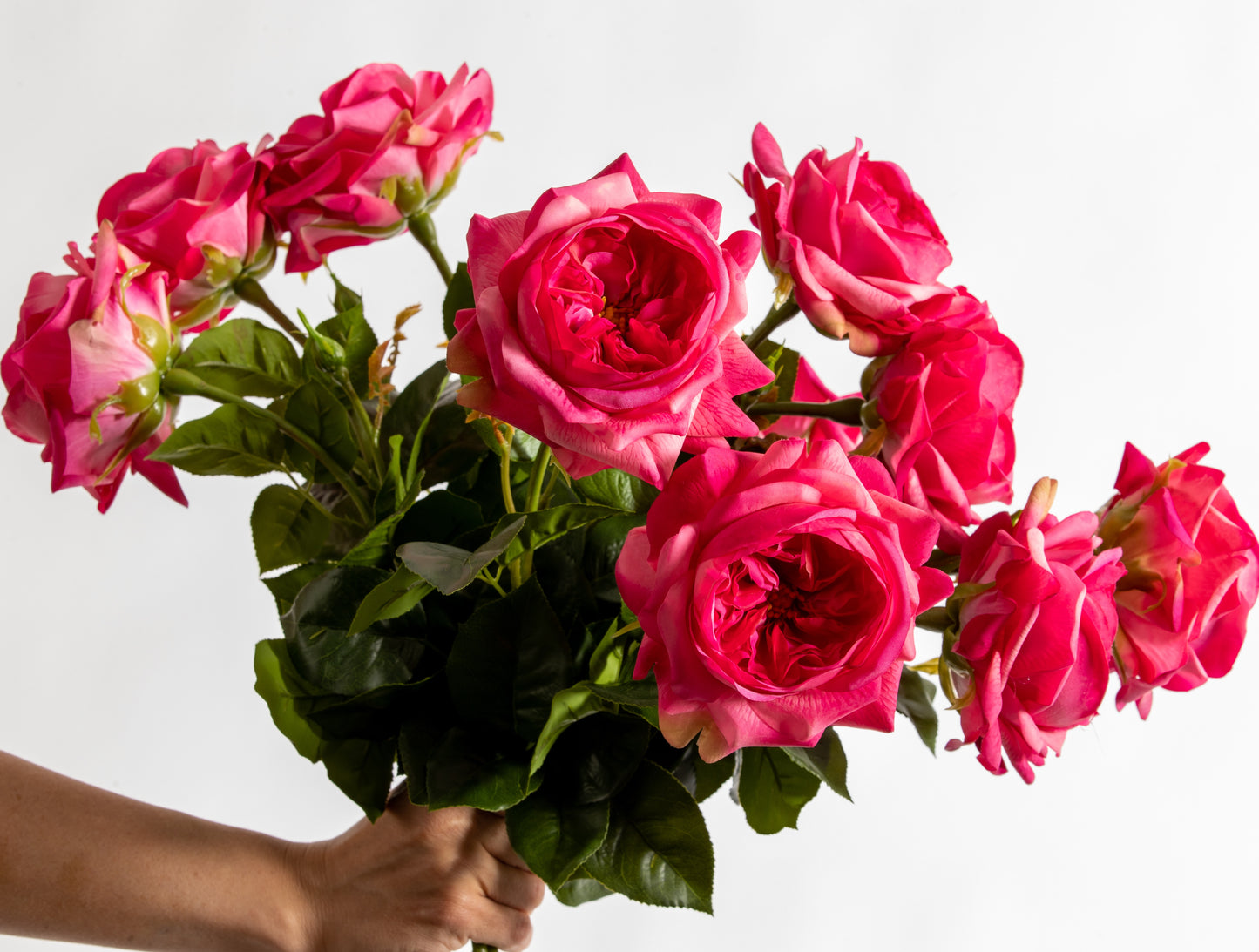 REAL TOUCH PEONY HOT PINK