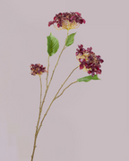 BURGUNDY HYDRANGEA SPRAY 69CM