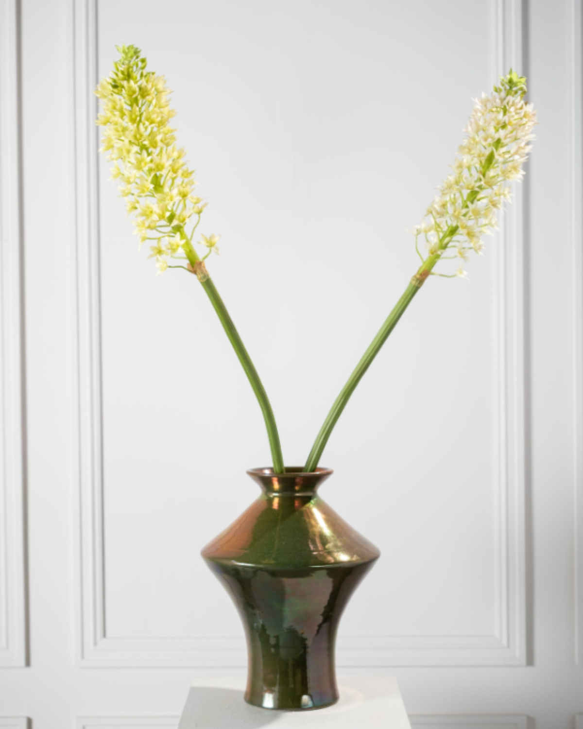 SILK-KA EUCOMIS IN CREAM/GREEN 105CM