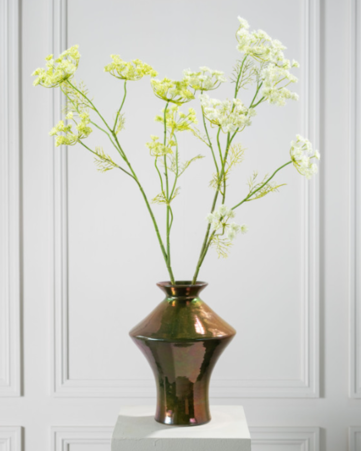 SILK-KA QUEEN ANNES LACE IN WHITE 78CM
