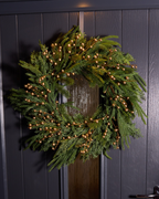 GOLD BERRY WREATH 60CM