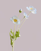 SILK POPPY IN LIGHT BLUE