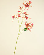 SILK-KA BURGUNDY ORCHID SPRAY 110CM