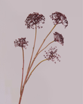 SILK-KA QUEEN ANNES LACE IN BURGUNDY 78CM