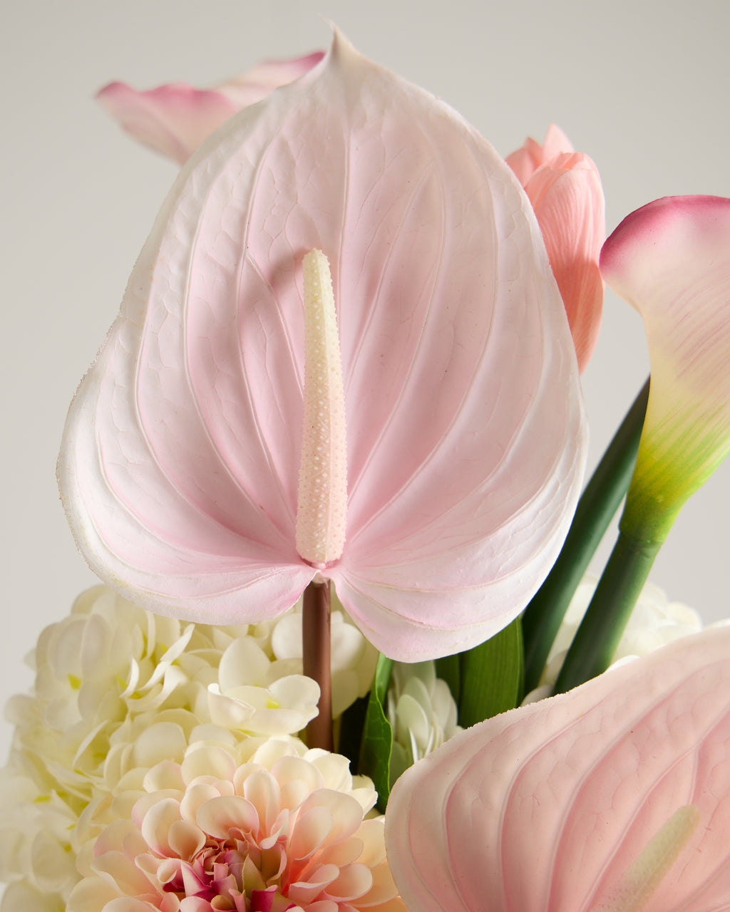 ANTHURIUM IN BABY PINK (EXTRA LARGE)