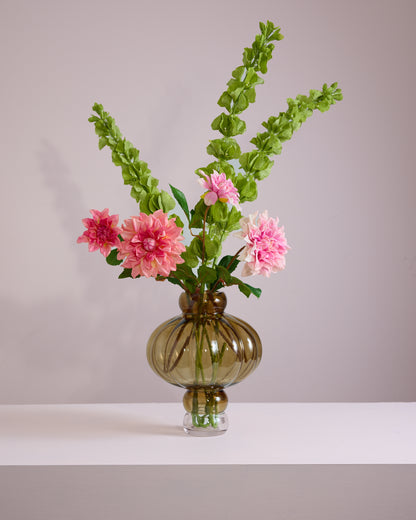 Hot Pink Real Touch Dahlia