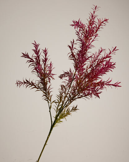 FOLIAGE SPRAY IN DEEP RED