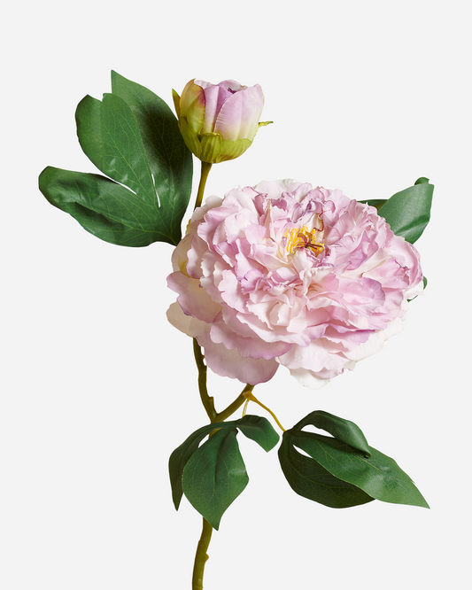 LUXURY REAL TOUCH VINTAGE PEONY LILAC