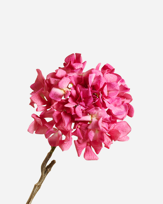 LUXURY REAL TOUCH HYDRANGEA HOT PINK