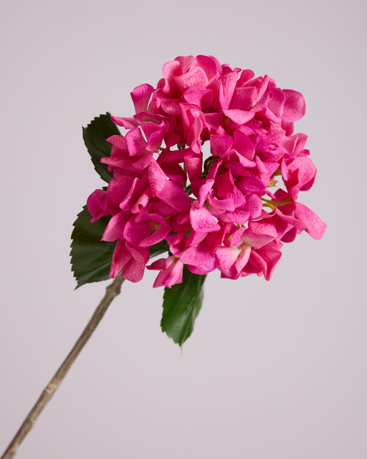 LUXURY REAL TOUCH HYDRANGEA HOT PINK
