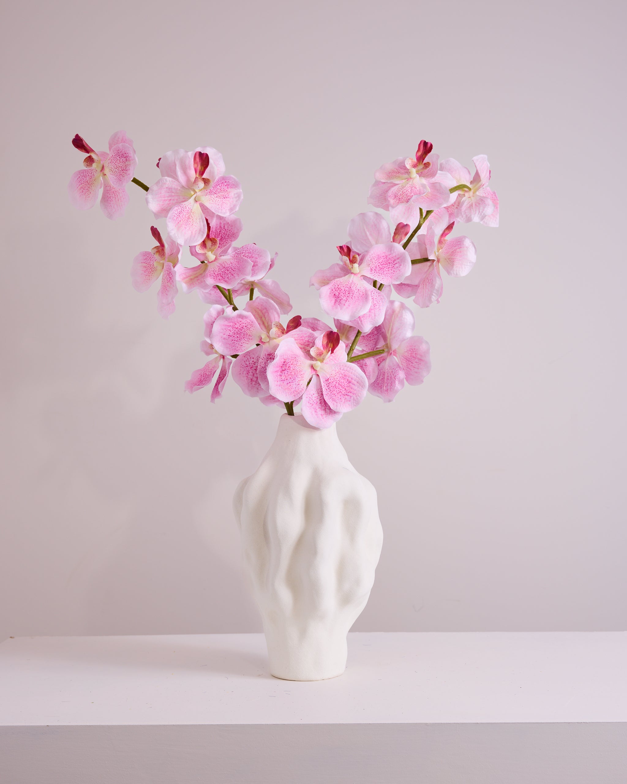 LARGE PINK SILK ORCHID