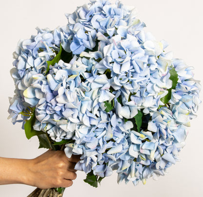 LUXURY REAL TOUCH HYDRANGEA LIGHT BLUE