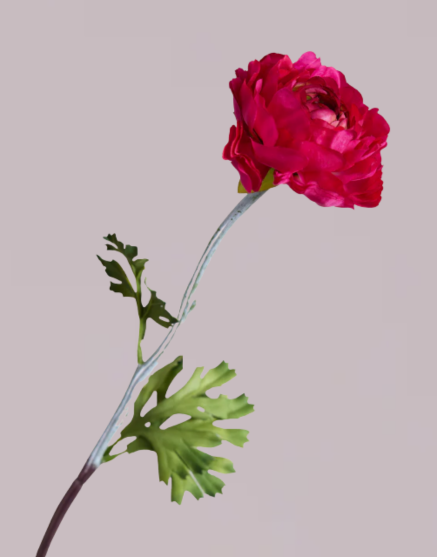 Deep Indigo Ranunculus DEEP PINK RANUNCULUS – Faux King Florals