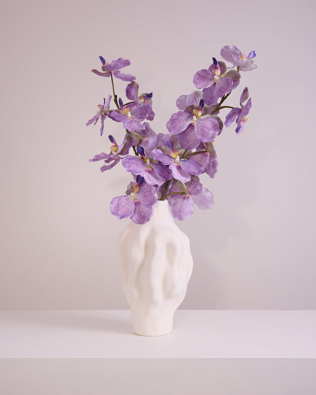 LARGE DUSTY PURPLE SILK ORCHID