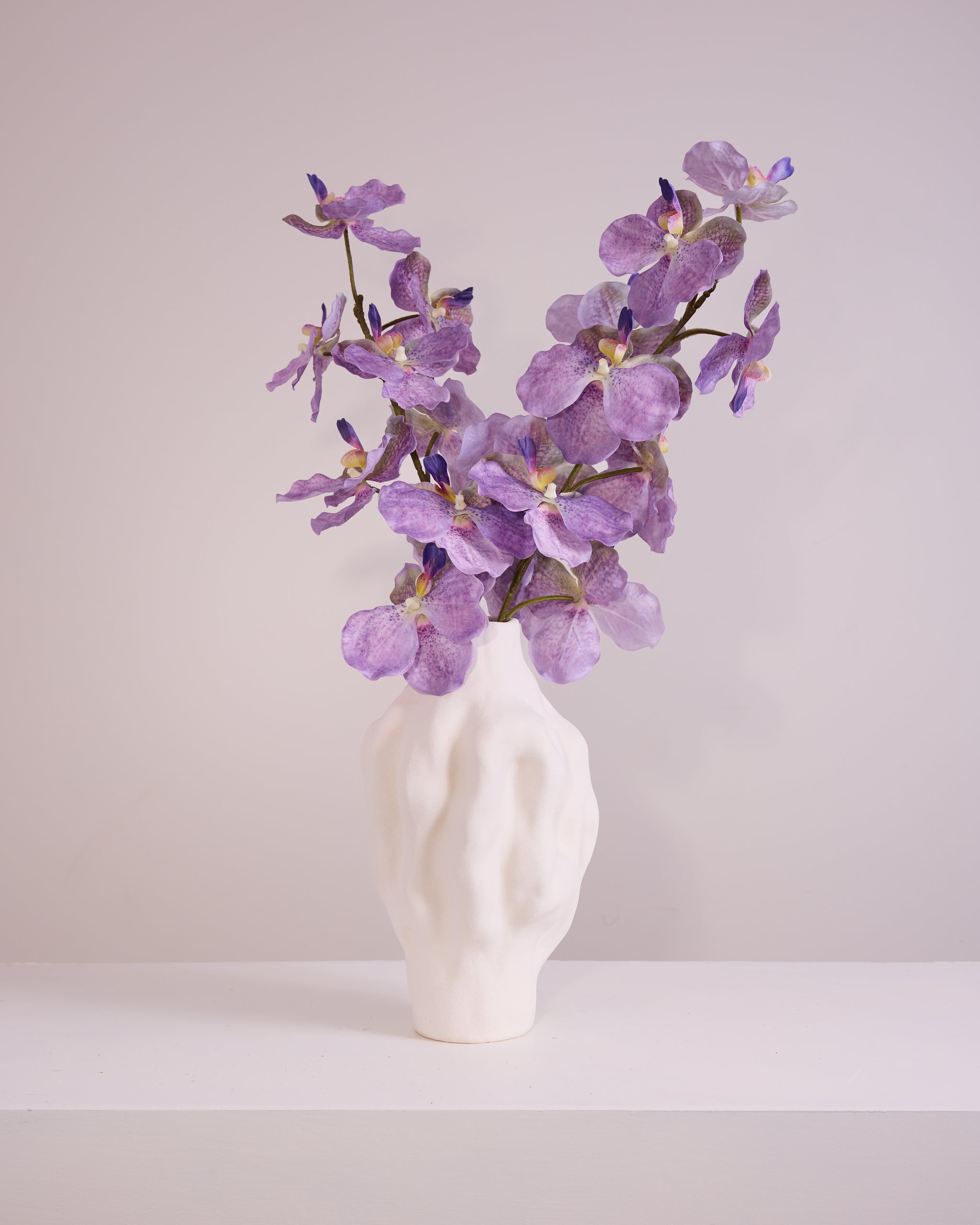 LARGE DUSTY PURPLE SILK ORCHID